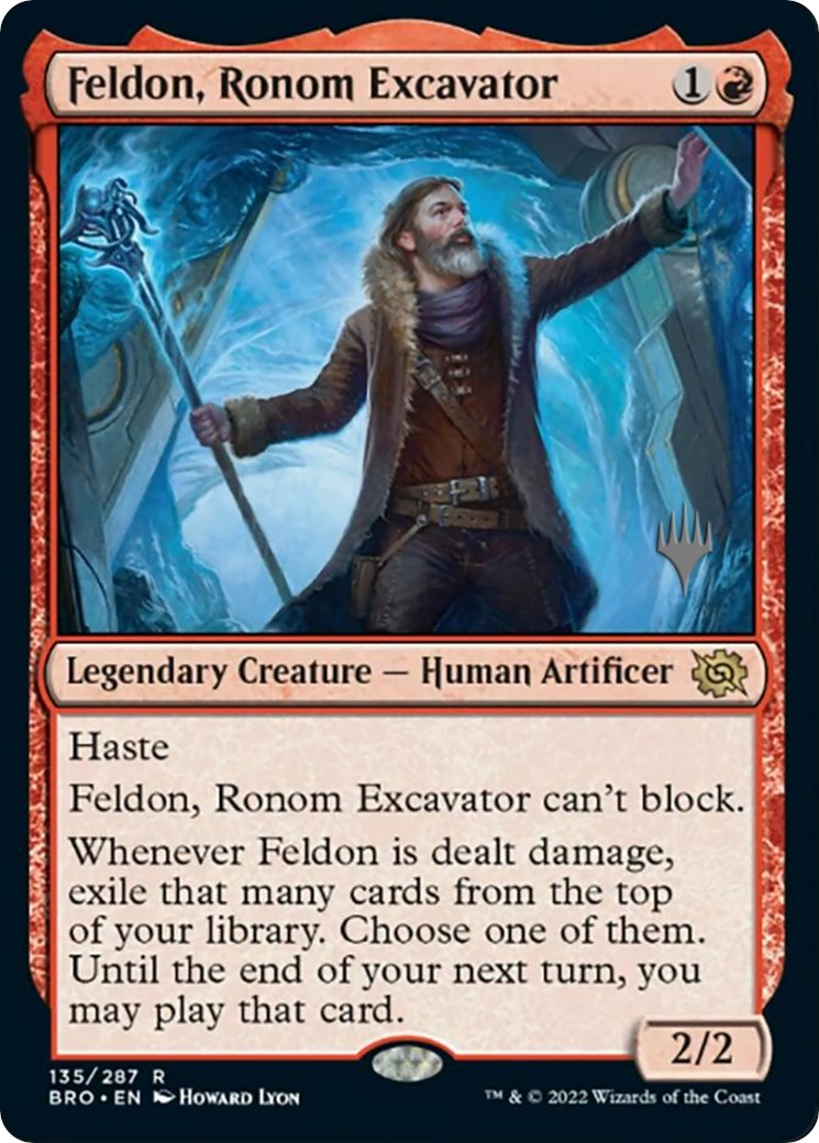 Feldon, Ronom Excavator (Promo Pack) [The Brothers' War Promos] | Exor Games Truro