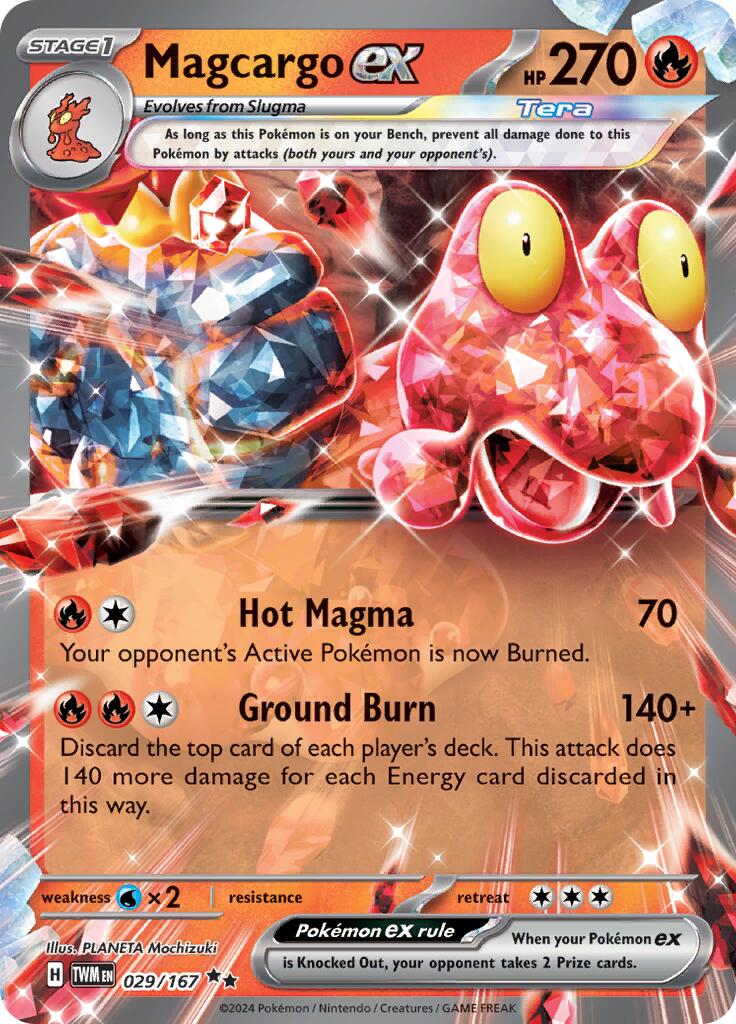 Magcargo ex (029/167) [Scarlet & Violet: Twilight Masquerade] | Exor Games Truro