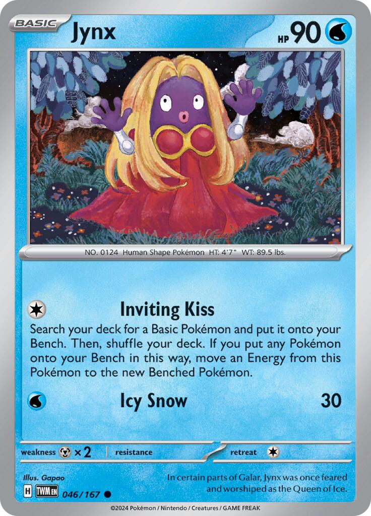 Jynx (046/167) [Scarlet & Violet: Twilight Masquerade] | Exor Games Truro