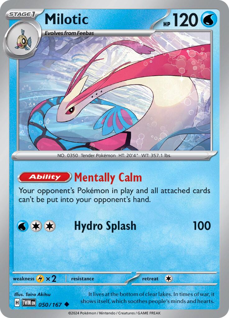 Milotic (050/167) [Scarlet & Violet: Twilight Masquerade] | Exor Games Truro