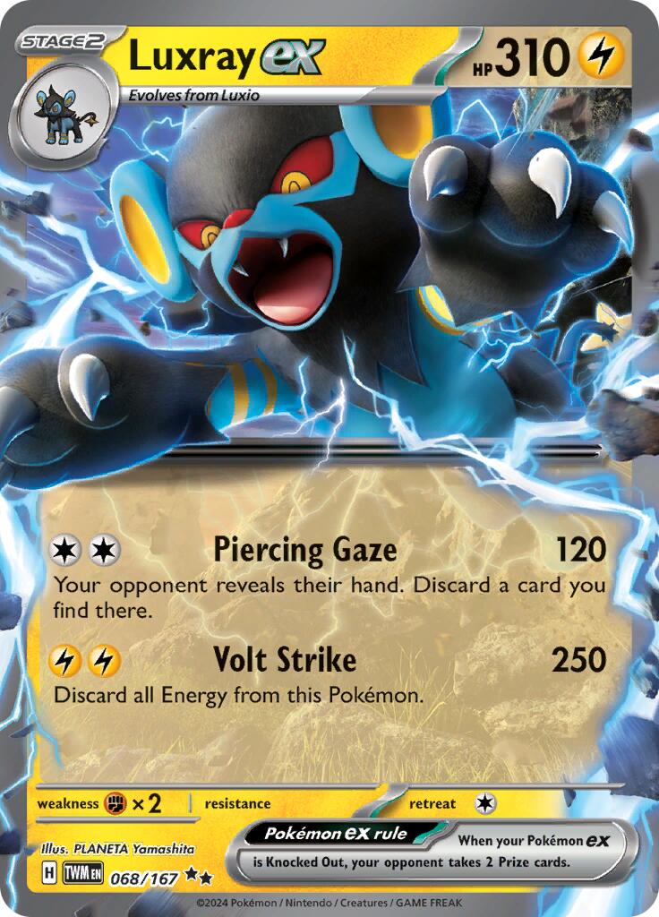 Luxray ex (068/167) [Scarlet & Violet: Twilight Masquerade] | Exor Games Truro