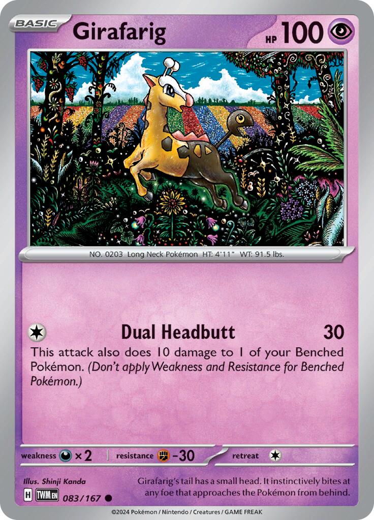 Girafarig (083/167) [Scarlet & Violet: Twilight Masquerade] | Exor Games Truro