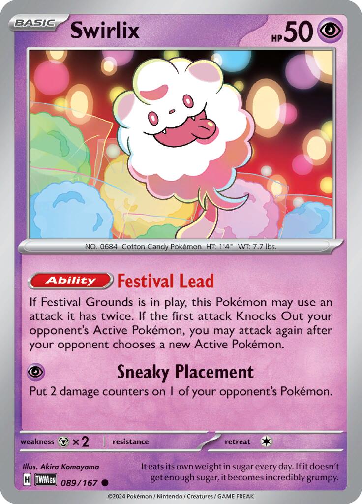 Swirlix (089/167) [Scarlet & Violet: Twilight Masquerade] | Exor Games Truro