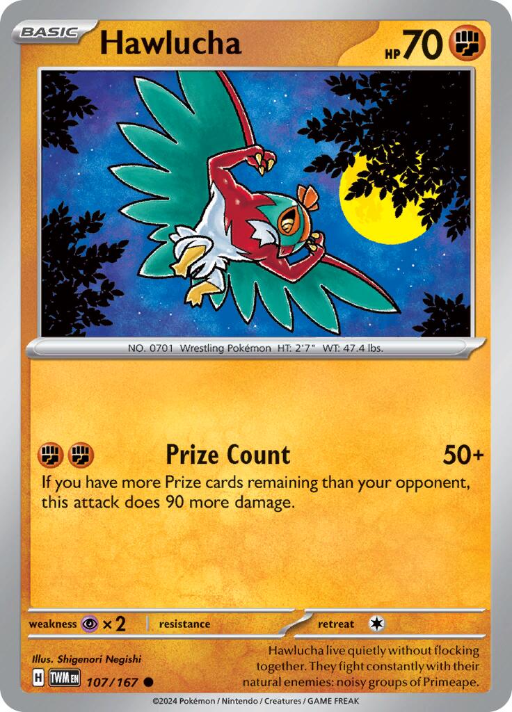 Hawlucha (107/167) [Scarlet & Violet: Twilight Masquerade] | Exor Games Truro