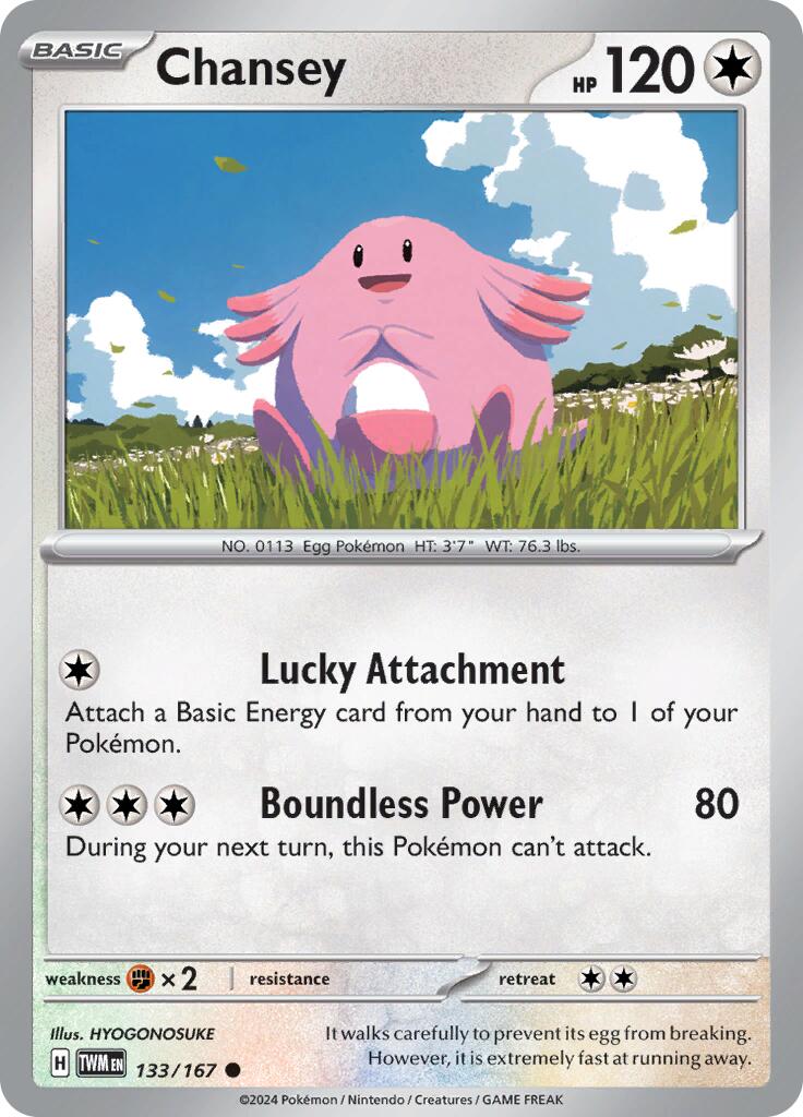 Chansey (133/167) [Scarlet & Violet: Twilight Masquerade] | Exor Games Truro