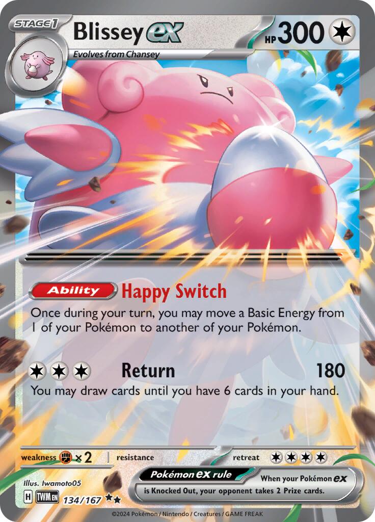 Blissey ex (134/167) [Scarlet & Violet: Twilight Masquerade] | Exor Games Truro