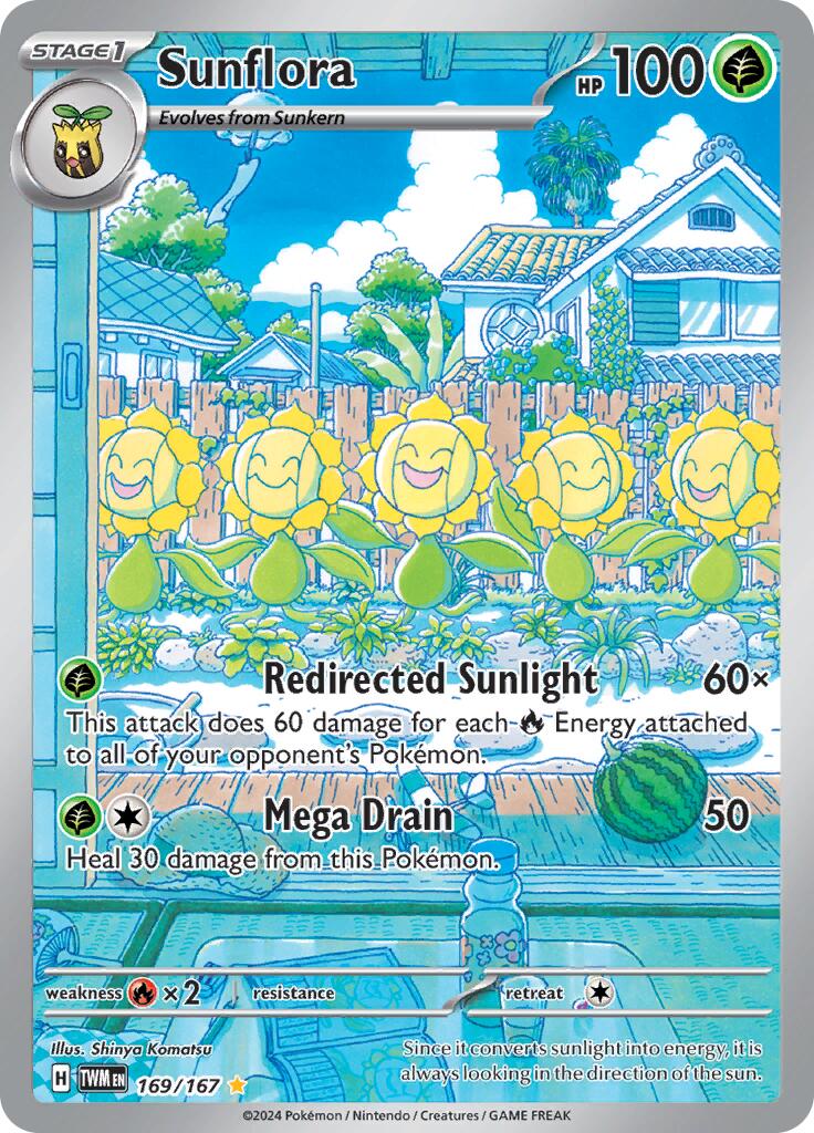 Sunflora (169/167) [Scarlet & Violet: Twilight Masquerade] | Exor Games Truro