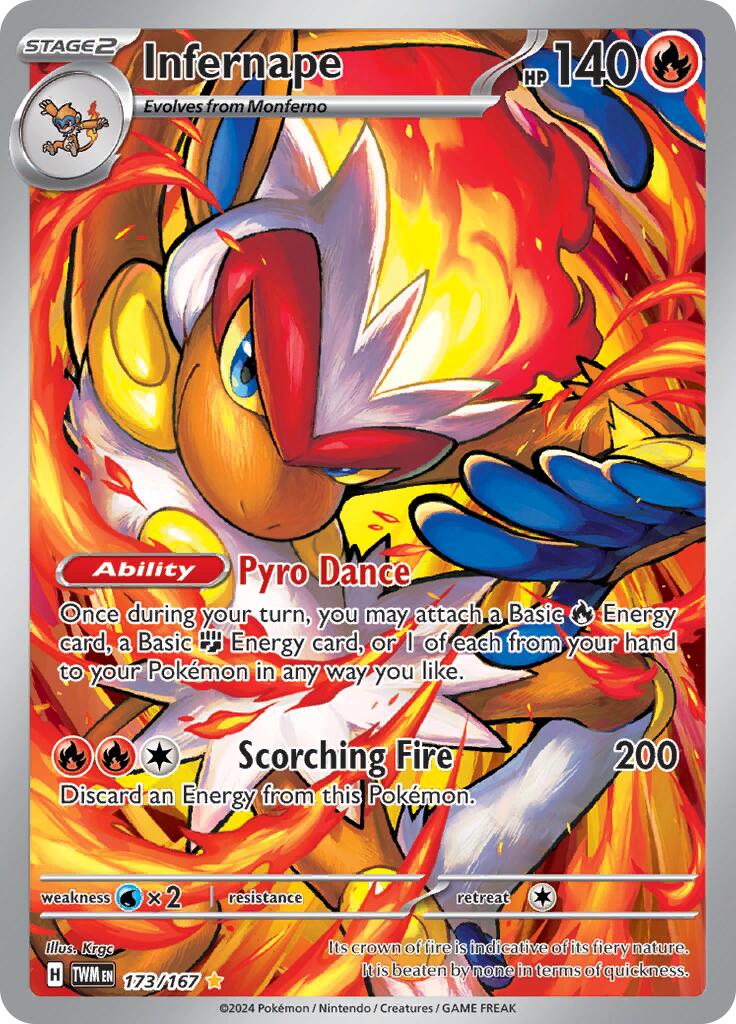 Infernape (173/167) [Scarlet & Violet: Twilight Masquerade] | Exor Games Truro