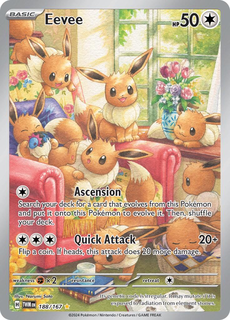 Eevee (188/167) [Scarlet & Violet: Twilight Masquerade] | Exor Games Truro