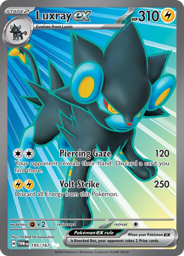 Luxray ex (195/167) [Scarlet & Violet: Twilight Masquerade] | Exor Games Truro