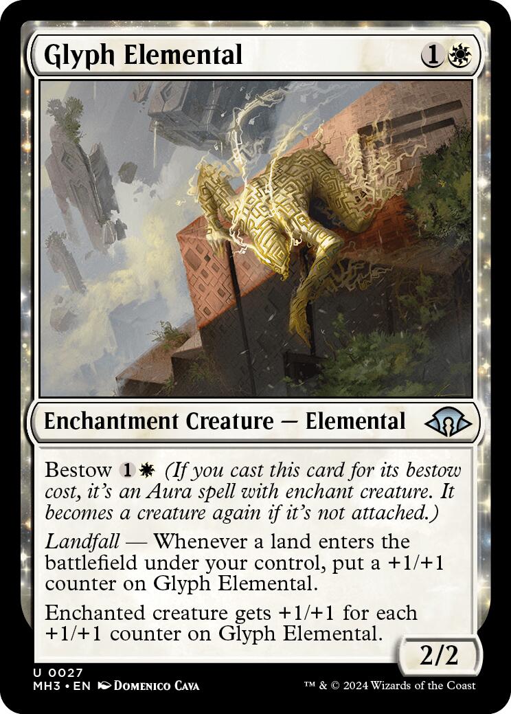 Glyph Elemental [Modern Horizons 3] | Exor Games Truro