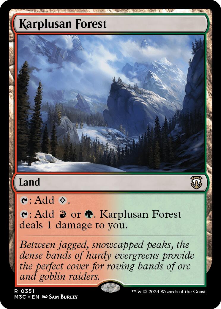 Karplusan Forest [Modern Horizons 3 Commander] | Exor Games Truro