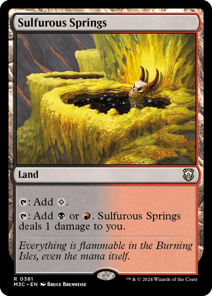 Sulfurous Springs [Modern Horizons 3 Commander] | Exor Games Truro