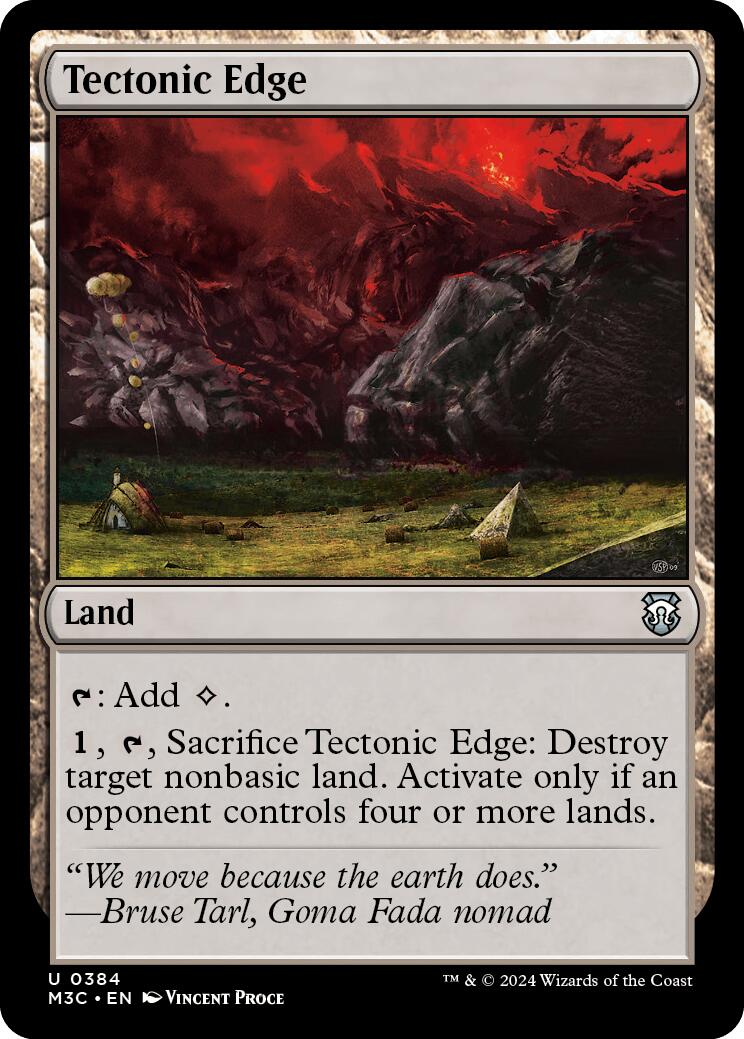 Tectonic Edge [Modern Horizons 3 Commander] | Exor Games Truro