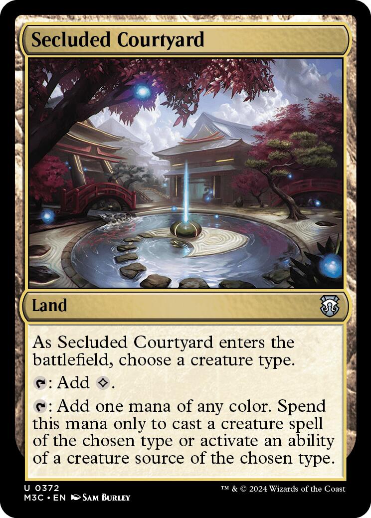 Secluded Courtyard [Modern Horizons 3 Commander] | Exor Games Truro