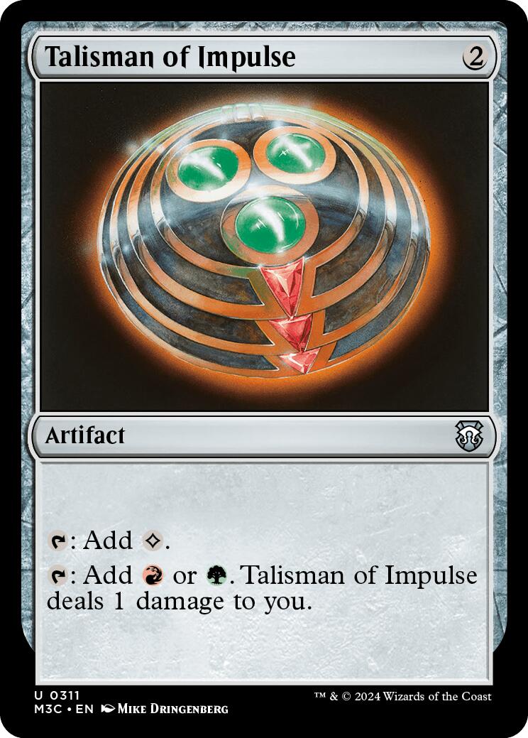 Talisman of Impulse [Modern Horizons 3 Commander] | Exor Games Truro