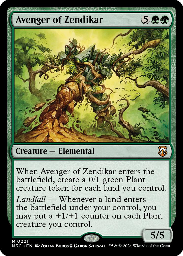 Avenger of Zendikar [Modern Horizons 3 Commander] | Exor Games Truro