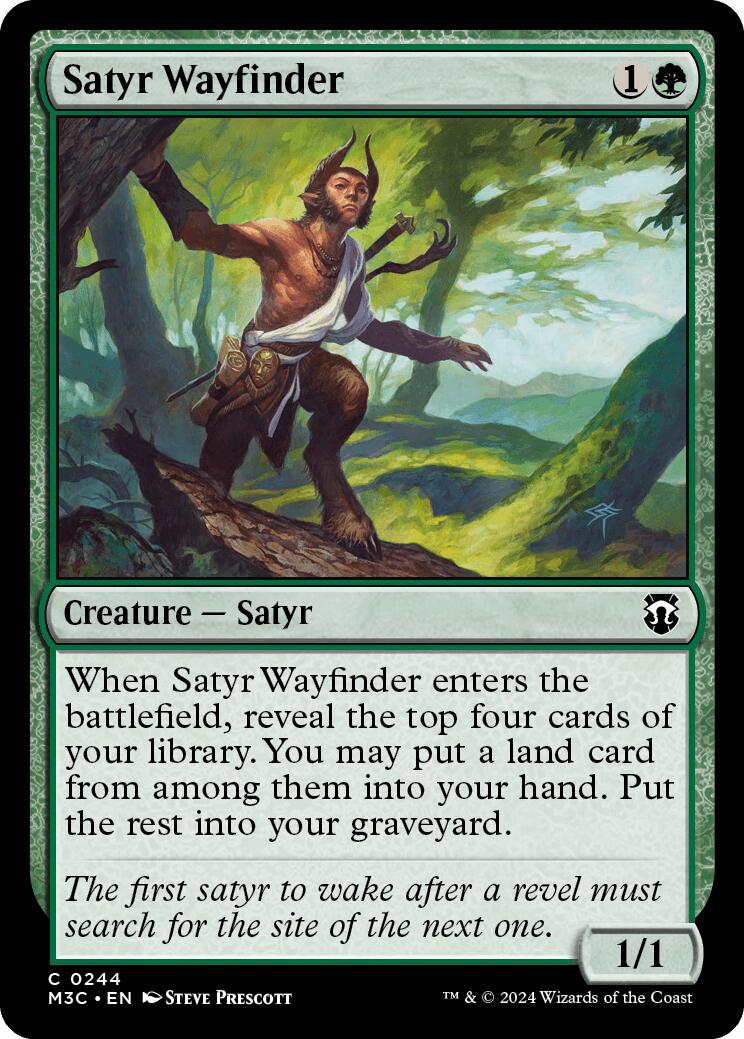 Satyr Wayfinder [Modern Horizons 3 Commander] | Exor Games Truro