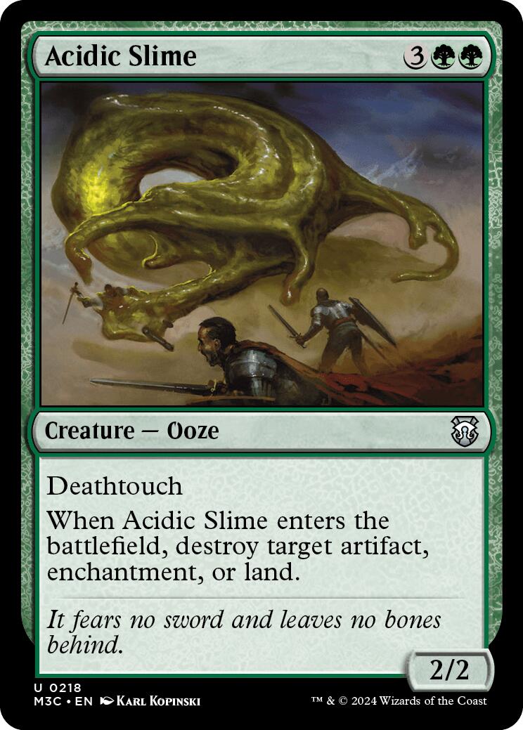 Acidic Slime [Modern Horizons 3 Commander] | Exor Games Truro