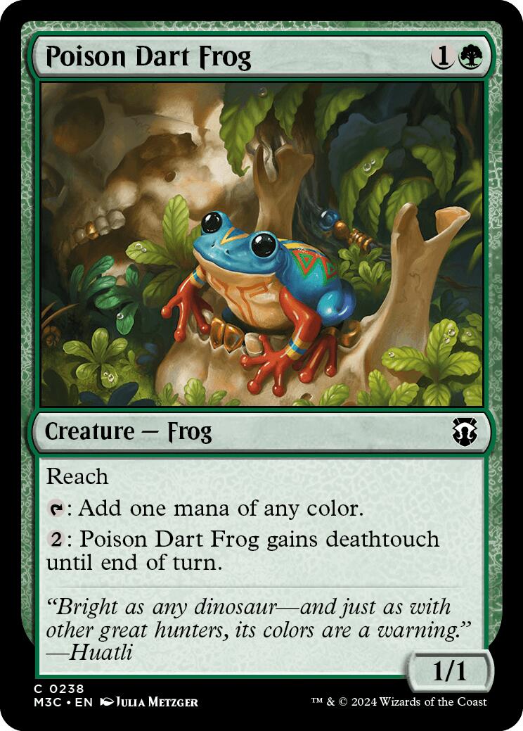 Poison Dart Frog [Modern Horizons 3 Commander] | Exor Games Truro