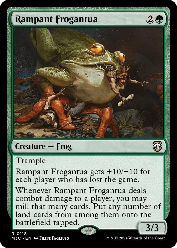 Rampant Frogantua [Modern Horizons 3 Commander] | Exor Games Truro