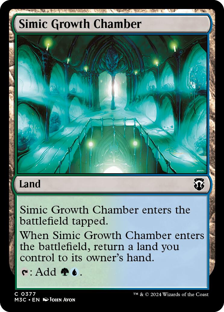 Simic Growth Chamber [Modern Horizons 3 Commander] | Exor Games Truro