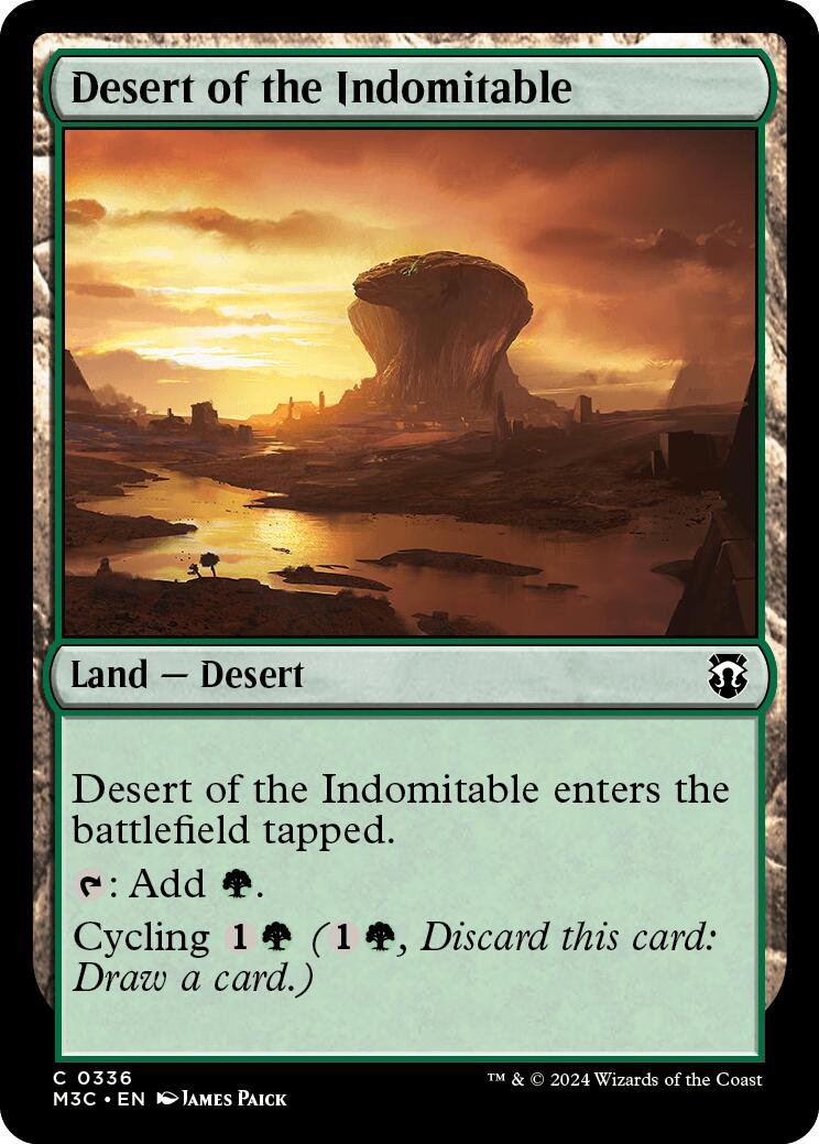 Desert of the Indomitable [Modern Horizons 3 Commander] | Exor Games Truro