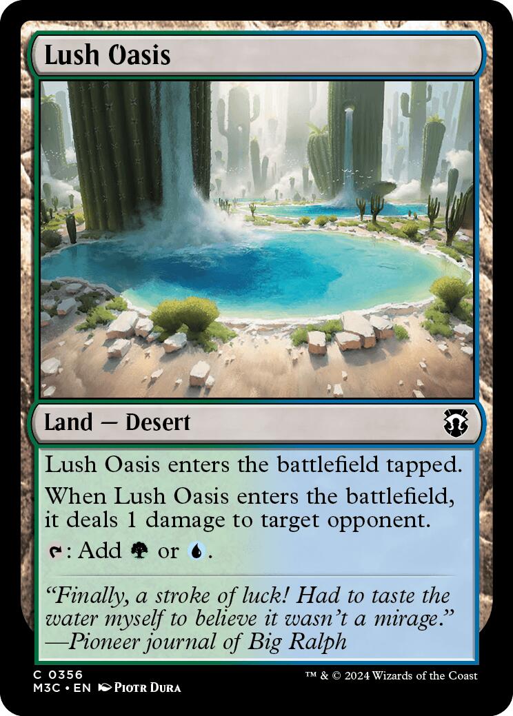 Lush Oasis [Modern Horizons 3 Commander] | Exor Games Truro