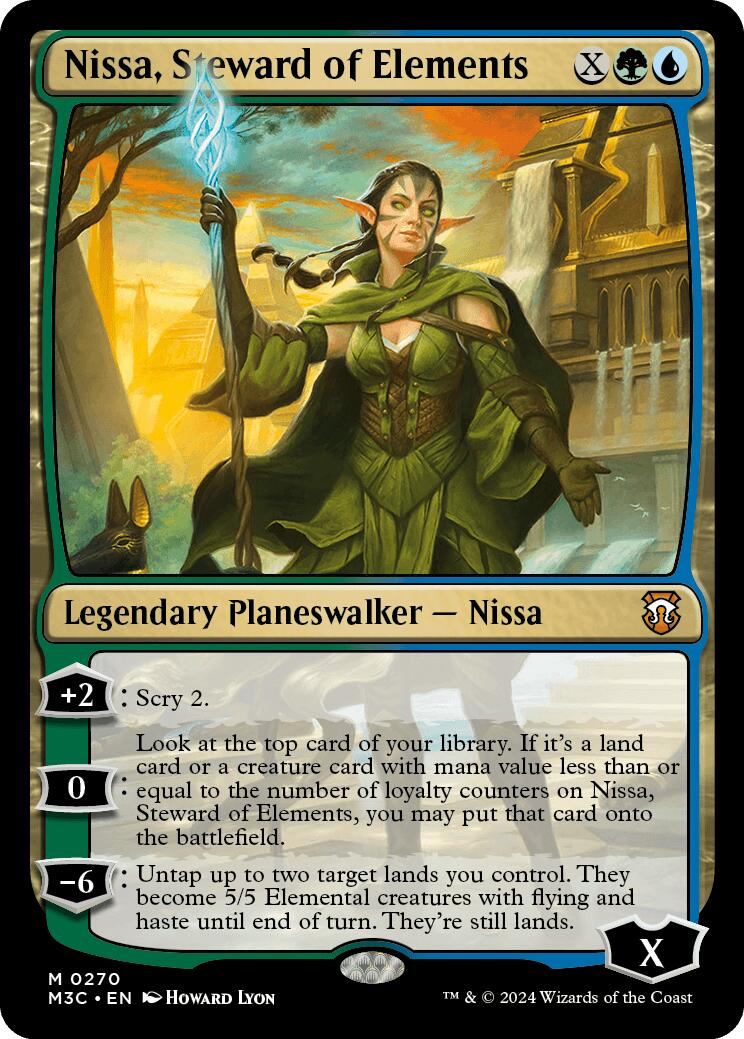 Nissa, Steward of Elements [Modern Horizons 3 Commander] | Exor Games Truro