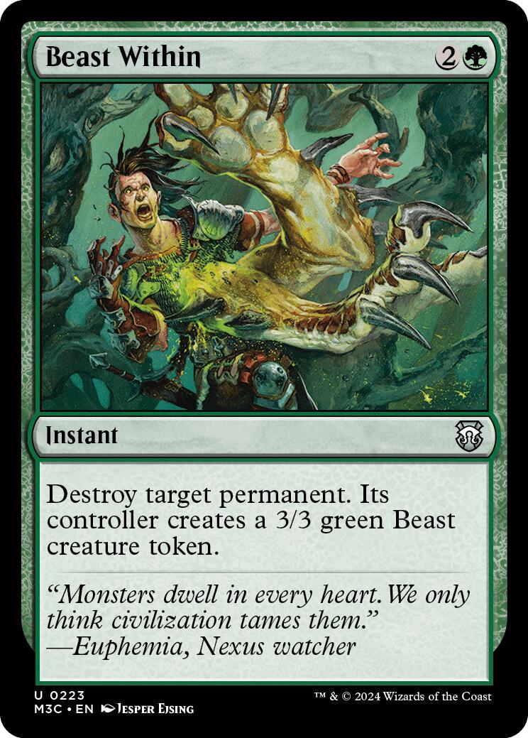 Beast Within [Modern Horizons 3 Commander] | Exor Games Truro