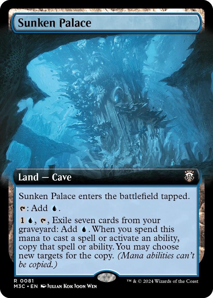 Sunken Palace (Extended Art) [Modern Horizons 3 Commander] | Exor Games Truro