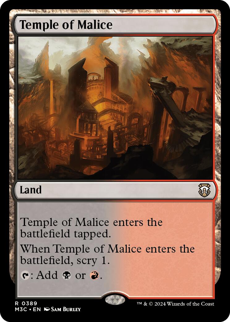 Temple of Malice [Modern Horizons 3 Commander] | Exor Games Truro