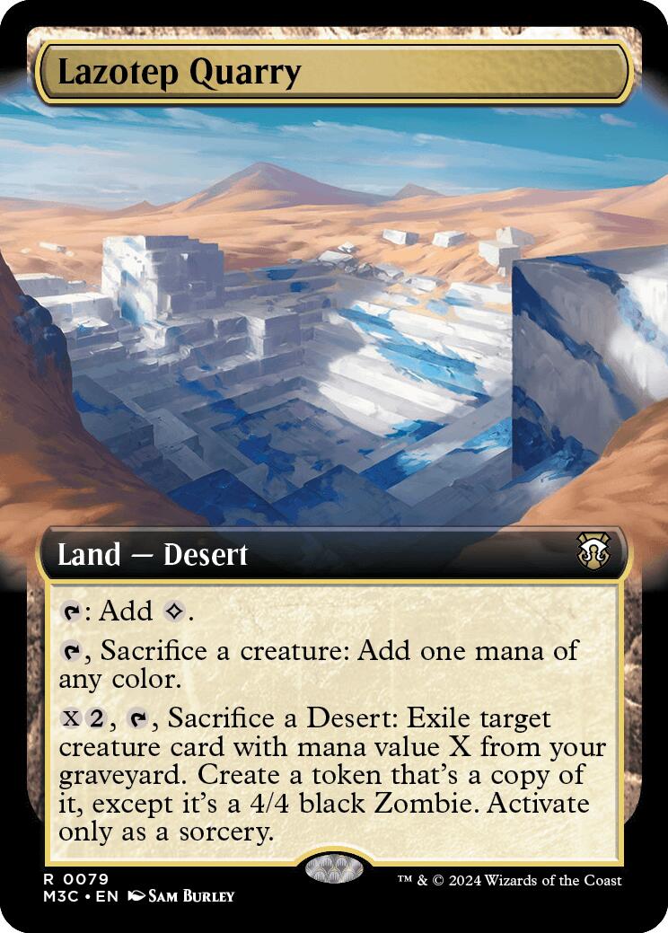 Lazotep Quarry (Extended Art) (Ripple Foil) [Modern Horizons 3 Commander] | Exor Games Truro