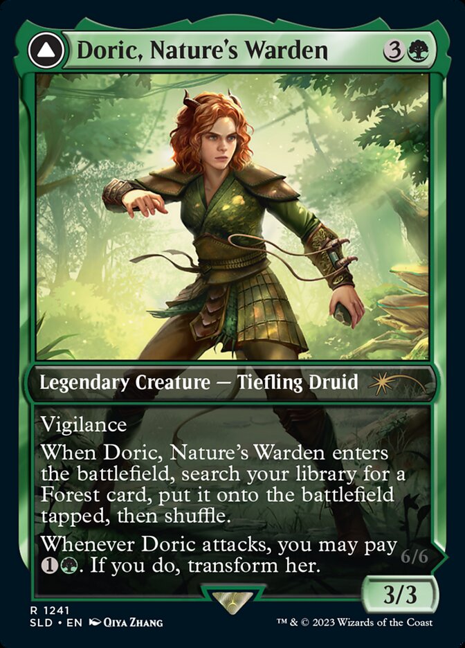 Doric, Nature's Warden // Doric, Owlbear Avenger [Secret Lair Drop Series] | Exor Games Truro