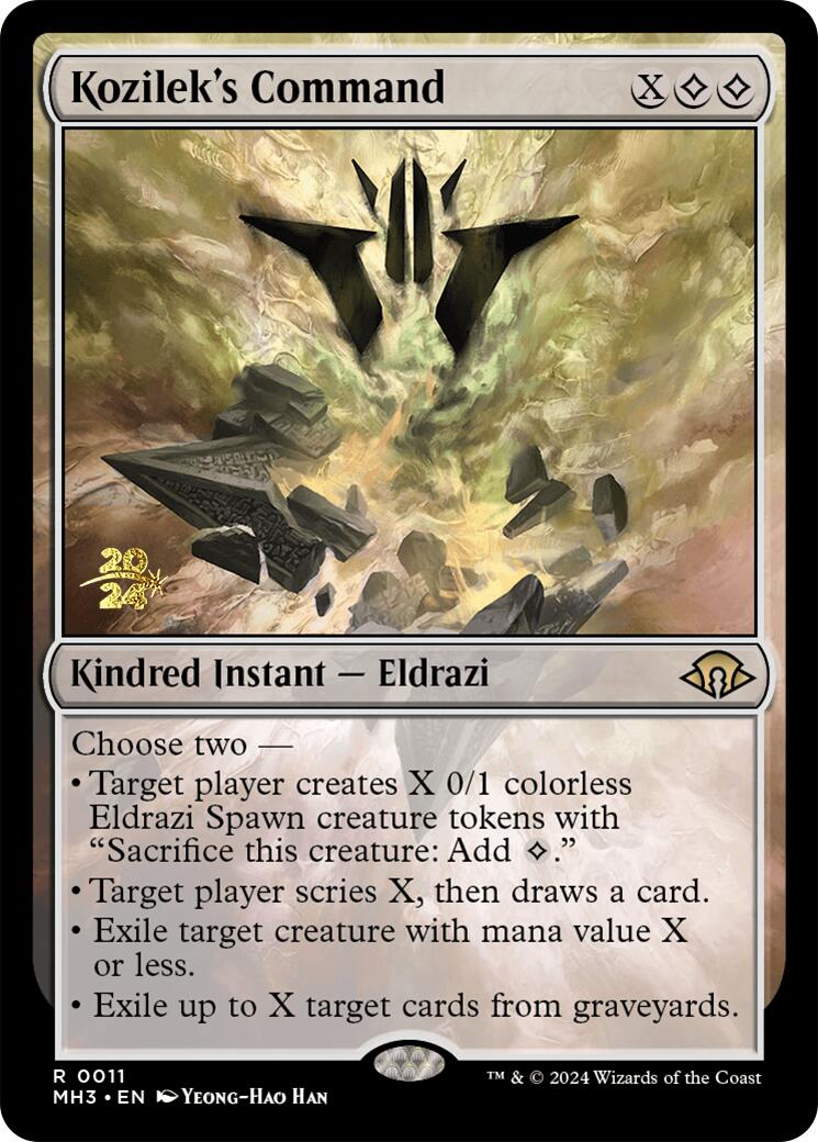 Kozilek's Command [Modern Horizons 3 Prerelease Promos] | Exor Games Truro