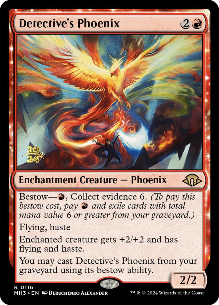 Detective's Phoenix [Modern Horizons 3 Prerelease Promos] | Exor Games Truro