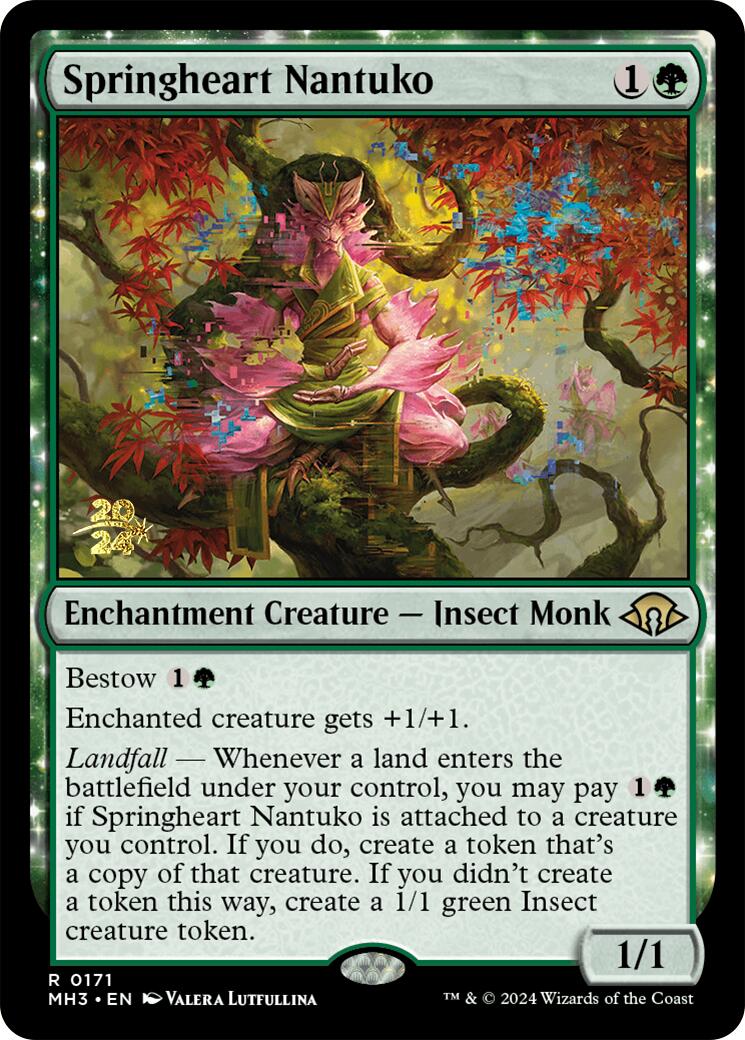 Springheart Nantuko [Modern Horizons 3 Prerelease Promos] | Exor Games Truro