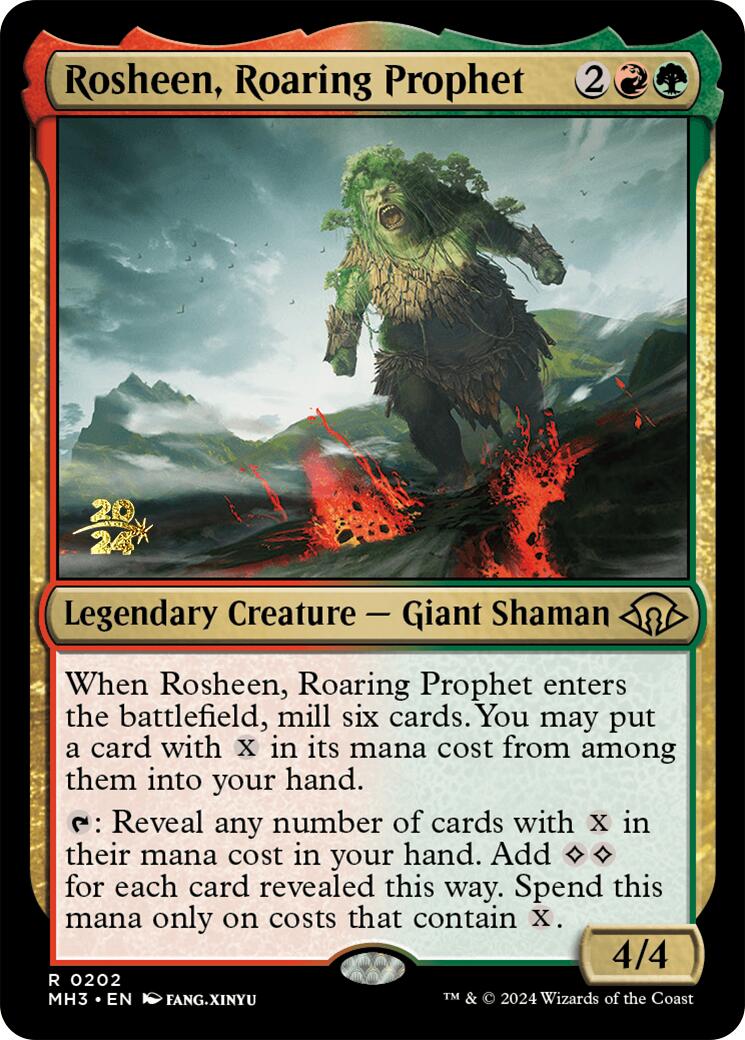 Rosheen, Roaring Prophet [Modern Horizons 3 Prerelease Promos] | Exor Games Truro
