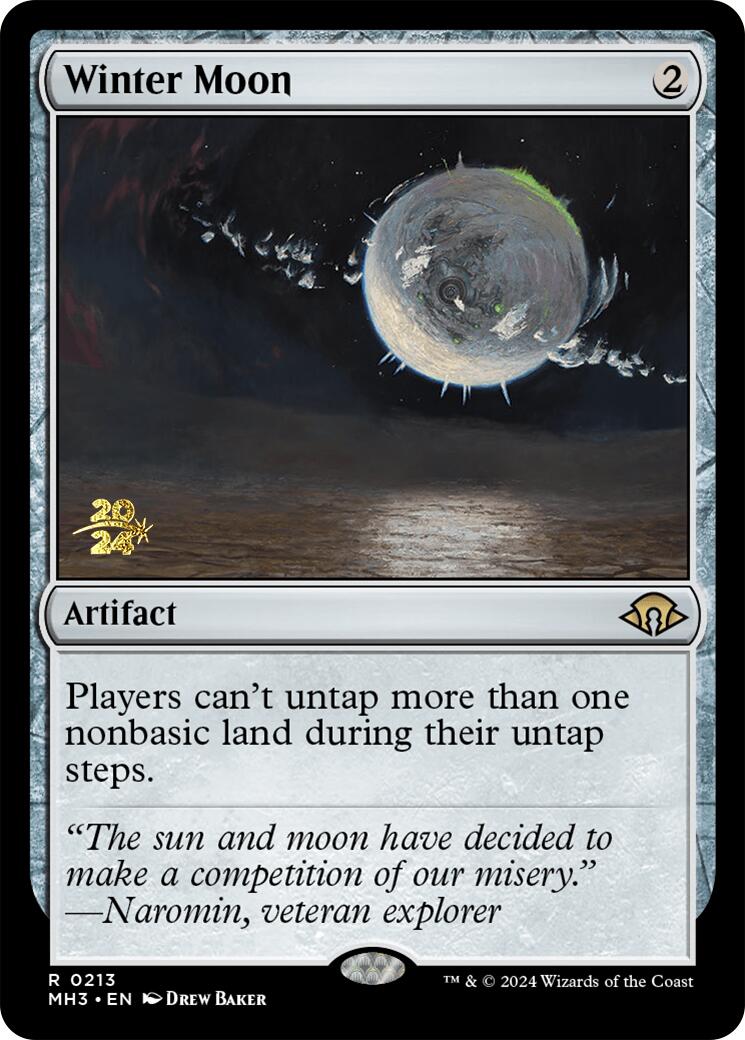 Winter Moon [Modern Horizons 3 Prerelease Promos] | Exor Games Truro