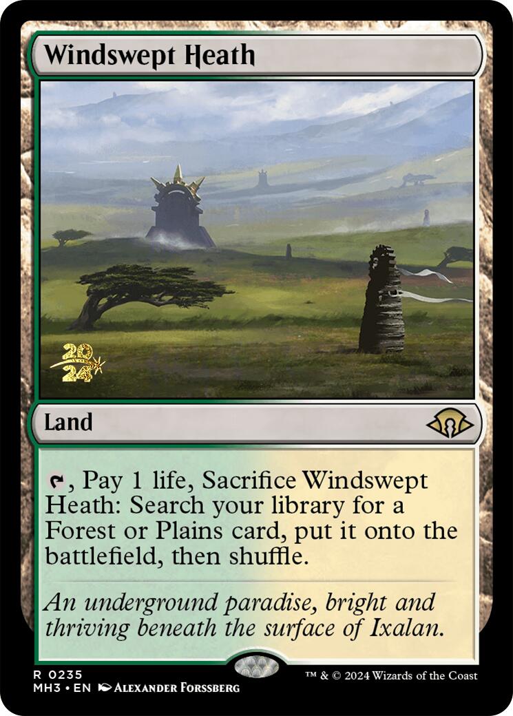 Windswept Heath [Modern Horizons 3 Prerelease Promos] | Exor Games Truro