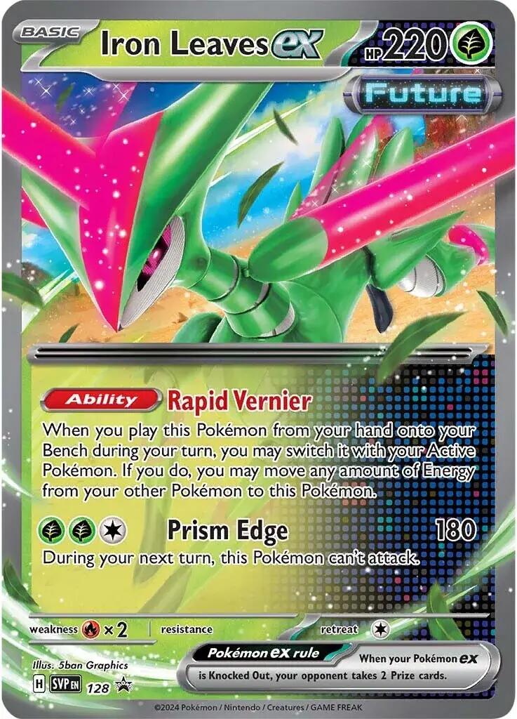 Iron Leaves ex (128) [Scarlet & Violet: Black Star Promos] | Exor Games Truro