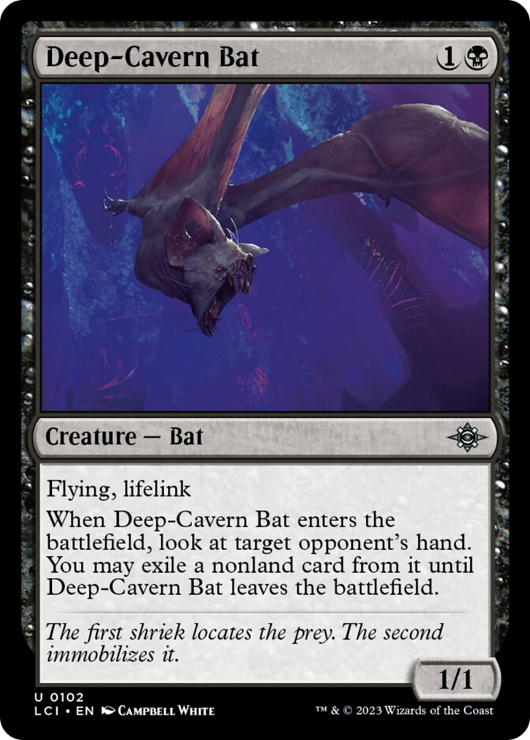 Deep-Cavern Bat [The Lost Caverns of Ixalan] | Exor Games Truro