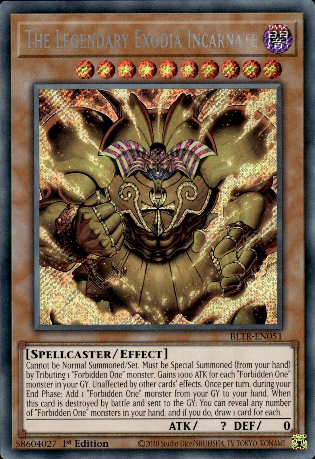 The Legendary Exodia Incarnate [BLTR-EN051] Secret Rare | Exor Games Truro