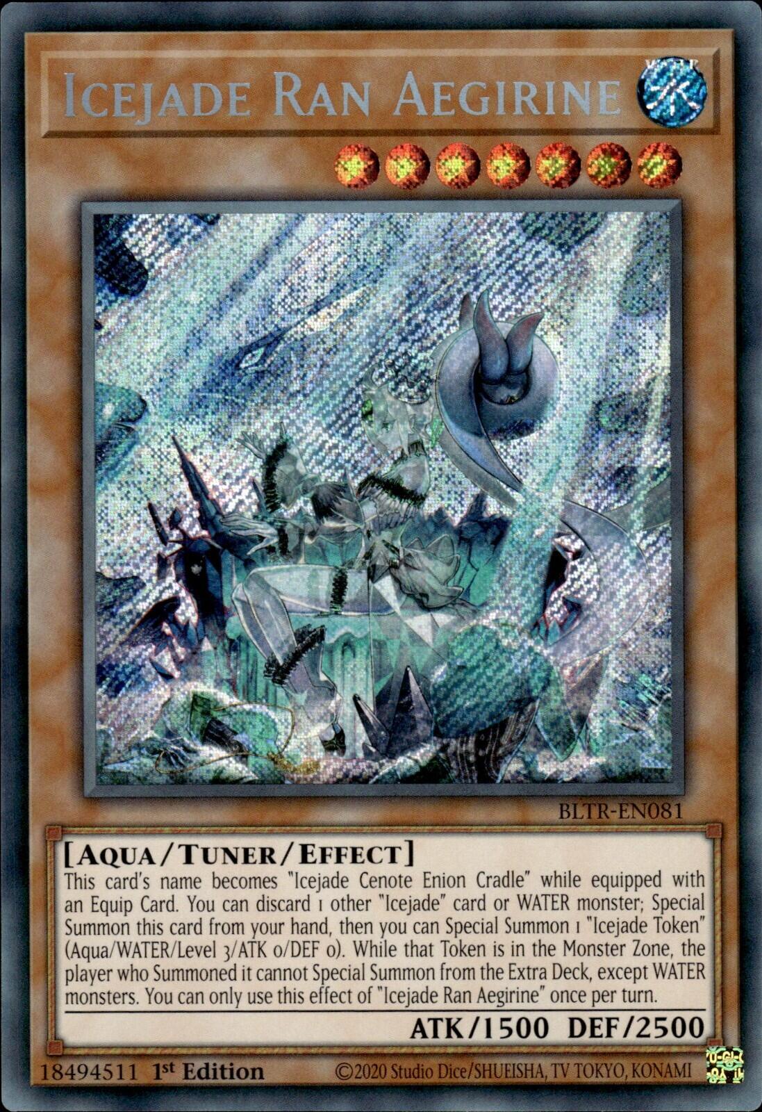 Icejade Ran Aegirine [BLTR-EN081] Secret Rare | Exor Games Truro