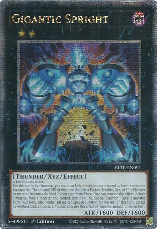 Gigantic Spright (Quarter Century Secret Rare) [BLTR-EN091] Quarter Century Secret Rare | Exor Games Truro