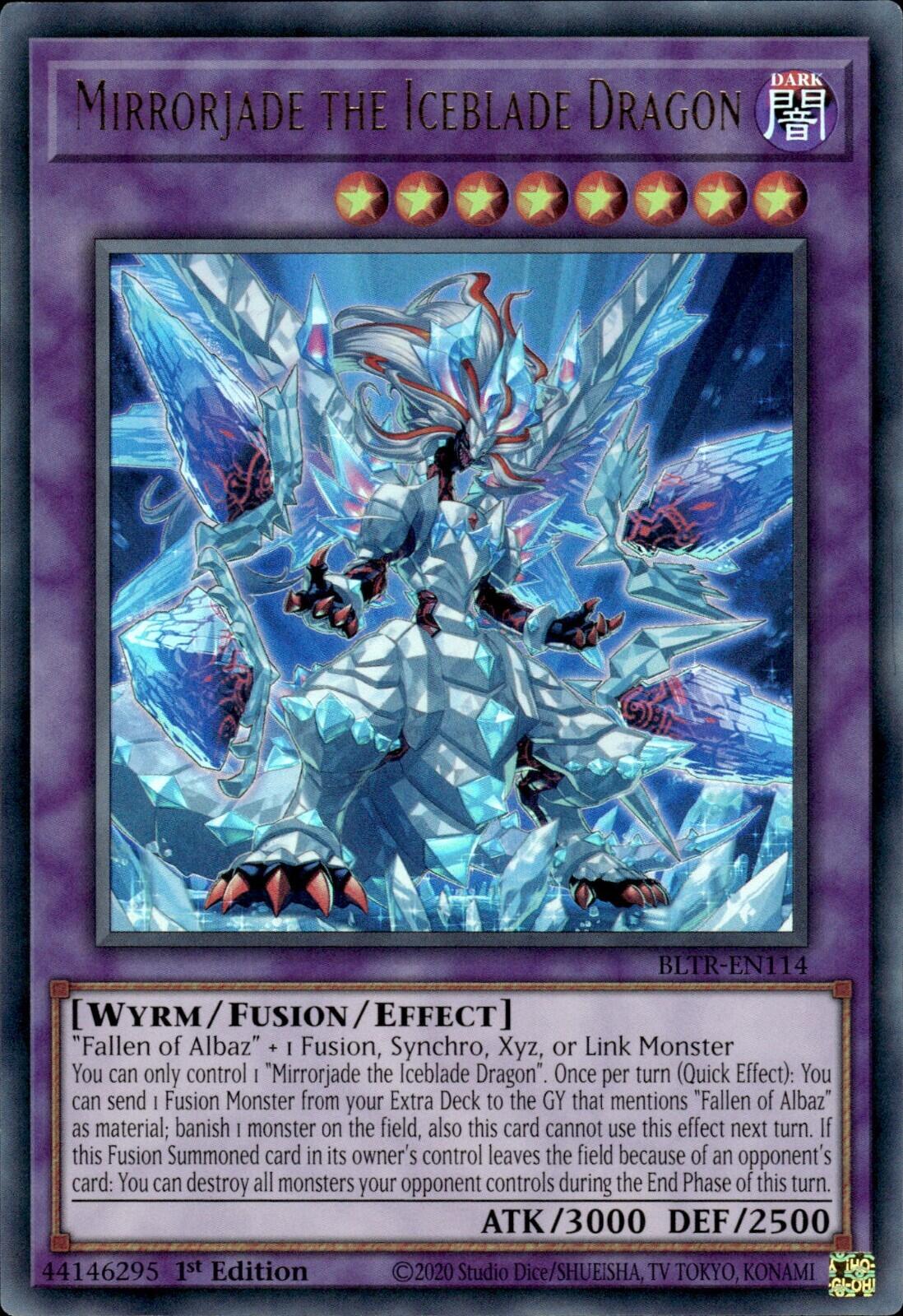 Mirrorjade the Iceblade Dragon [BLTR-EN114] Ultra Rare | Exor Games Truro