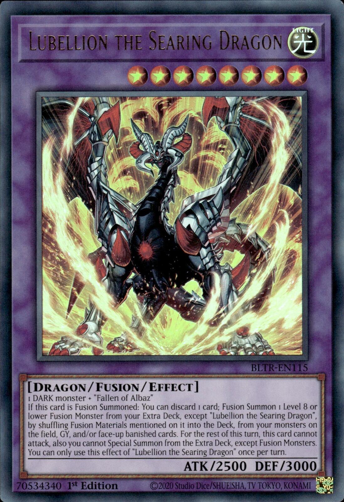 Lubellion the Searing Dragon [BLTR-EN115] Ultra Rare | Exor Games Truro