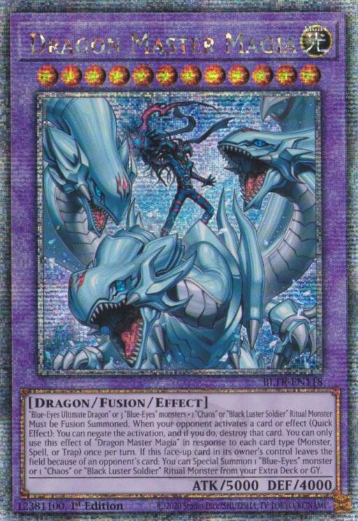 Dragon Master Magia (Quarter Century Secret Rare) [BLTR-EN118] Quarter Century Secret Rare | Exor Games Truro