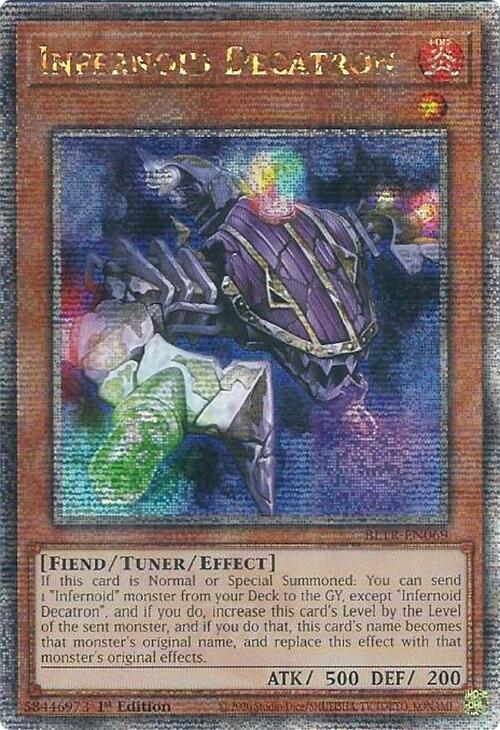 Infernoid Decatron (Quarter Century Secret Rare) [BLTR-EN069] Quarter Century Secret Rare | Exor Games Truro