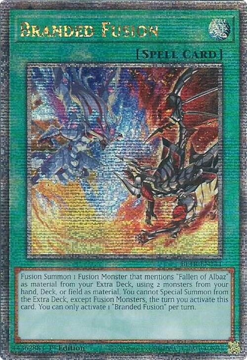 Branded Fusion (Quarter Century Secret Rare) [BLTR-EN111] Quarter Century Secret Rare | Exor Games Truro